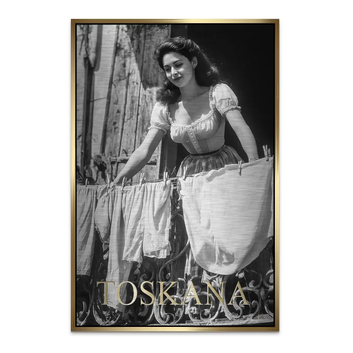 Bella Toskana Alu Dibond Bild gebürstet