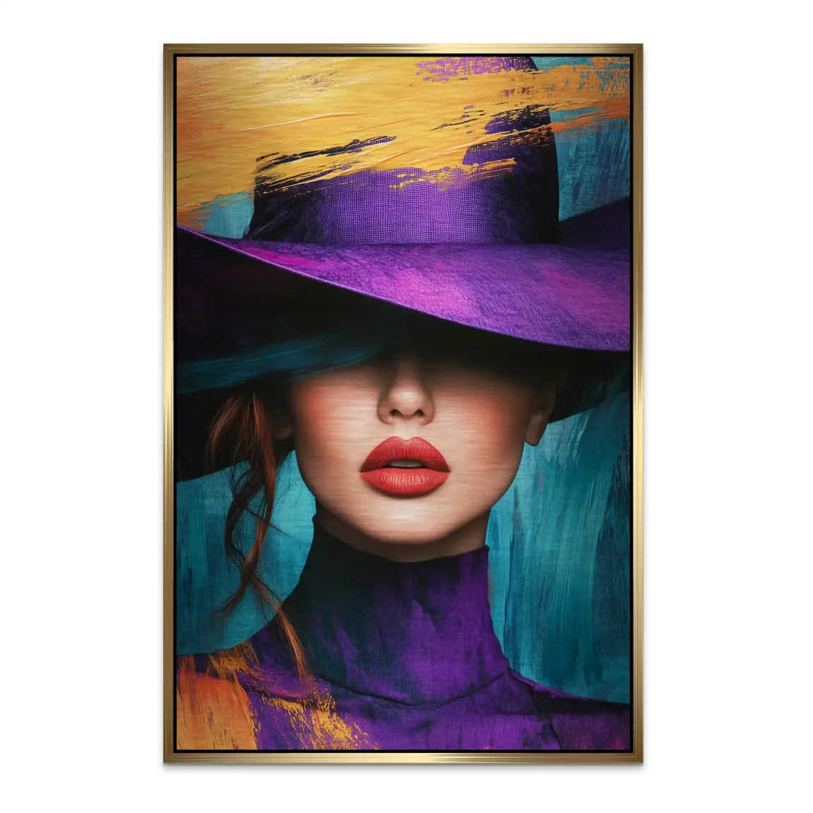 Queen of Color Alu Dibond Bild gebürstet INGALERIE