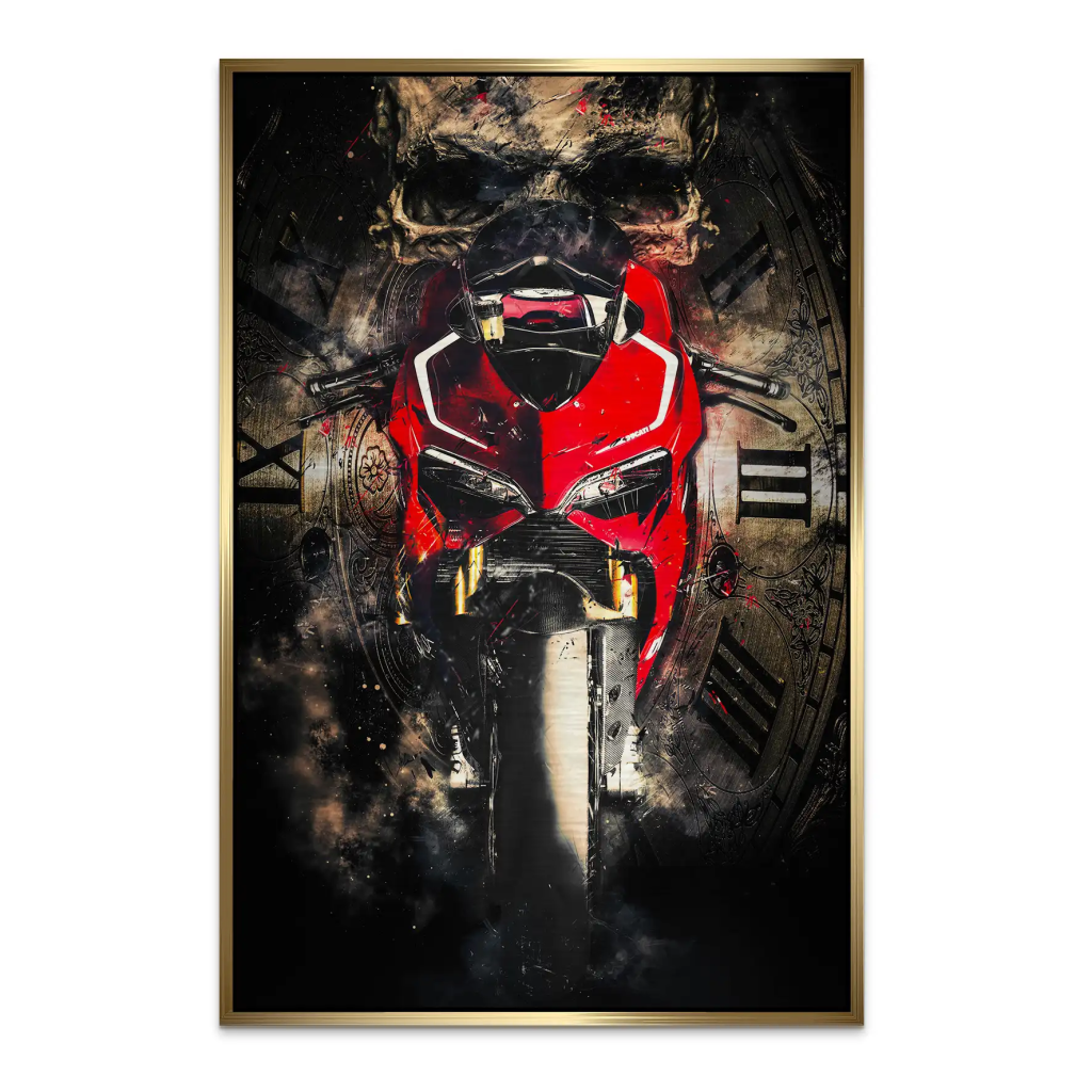 Ducati Totenkof AluDibond Gebürstet INGALERIE