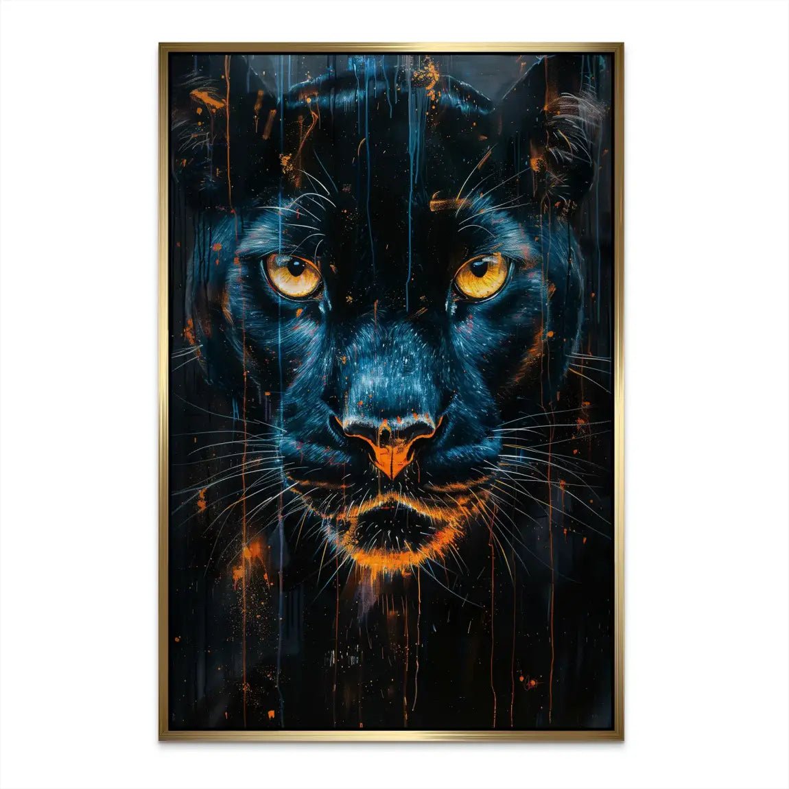 Black Panther AluDibond Gebürstet INGALERIE