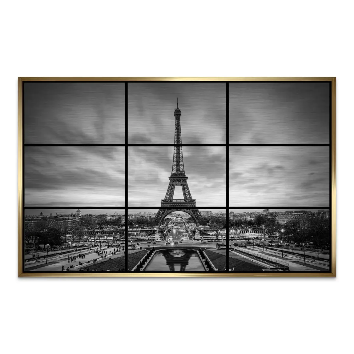 Paris Noir Alu Gebürstet