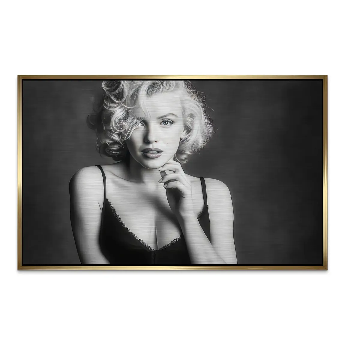 Marilyn Monroe Silent Erotik Alu Dibond Gebürstet INGALERIE