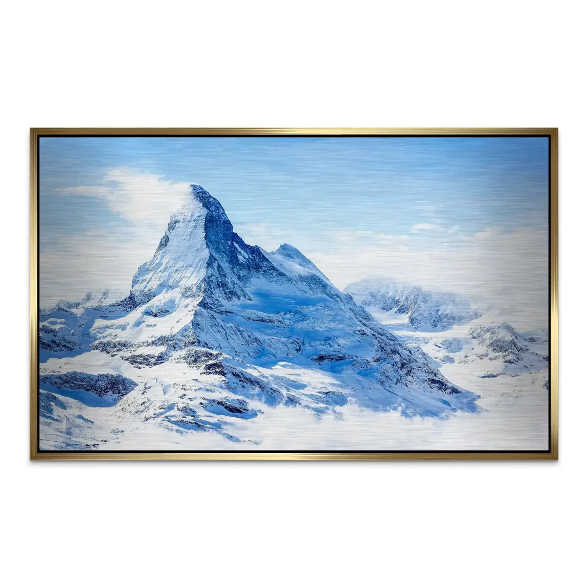 Matterhorn Summit of Light AluDibond Gebürstet