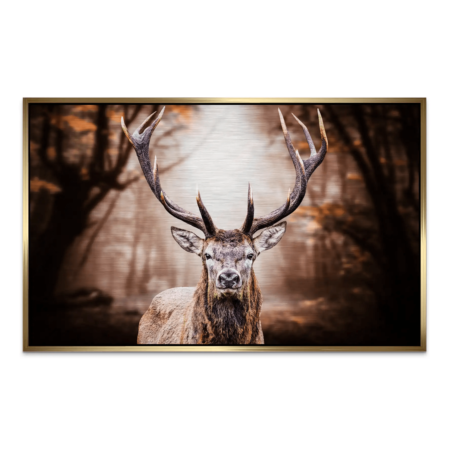 Hirsch Vintage Style AluDibond Gebürstet INGALERIE