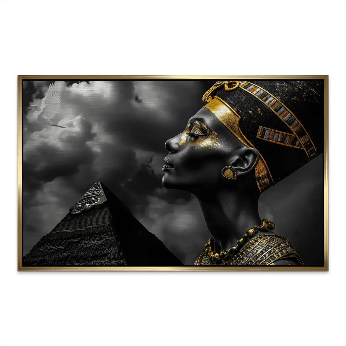 Queen Kleopatra Nr.4 Dark AluDibond Gebürstet INGALERIE