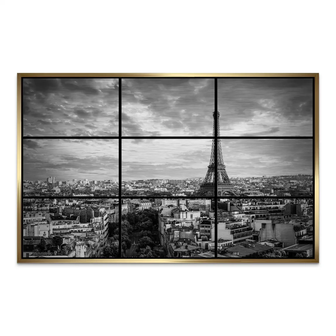 City View Paris AluDibond Gebürstet