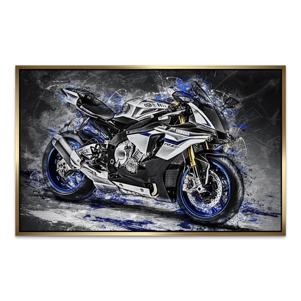 Yamaha R1M Abstrakt AluDibond Gebürstet INGALERIE
