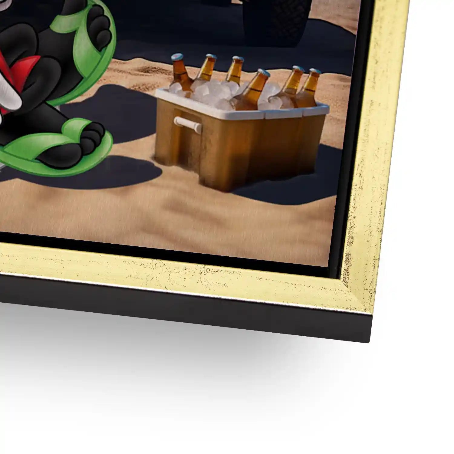 Micky & Minnie Maus like Beer Aludibond Gebürstet INGALERIE