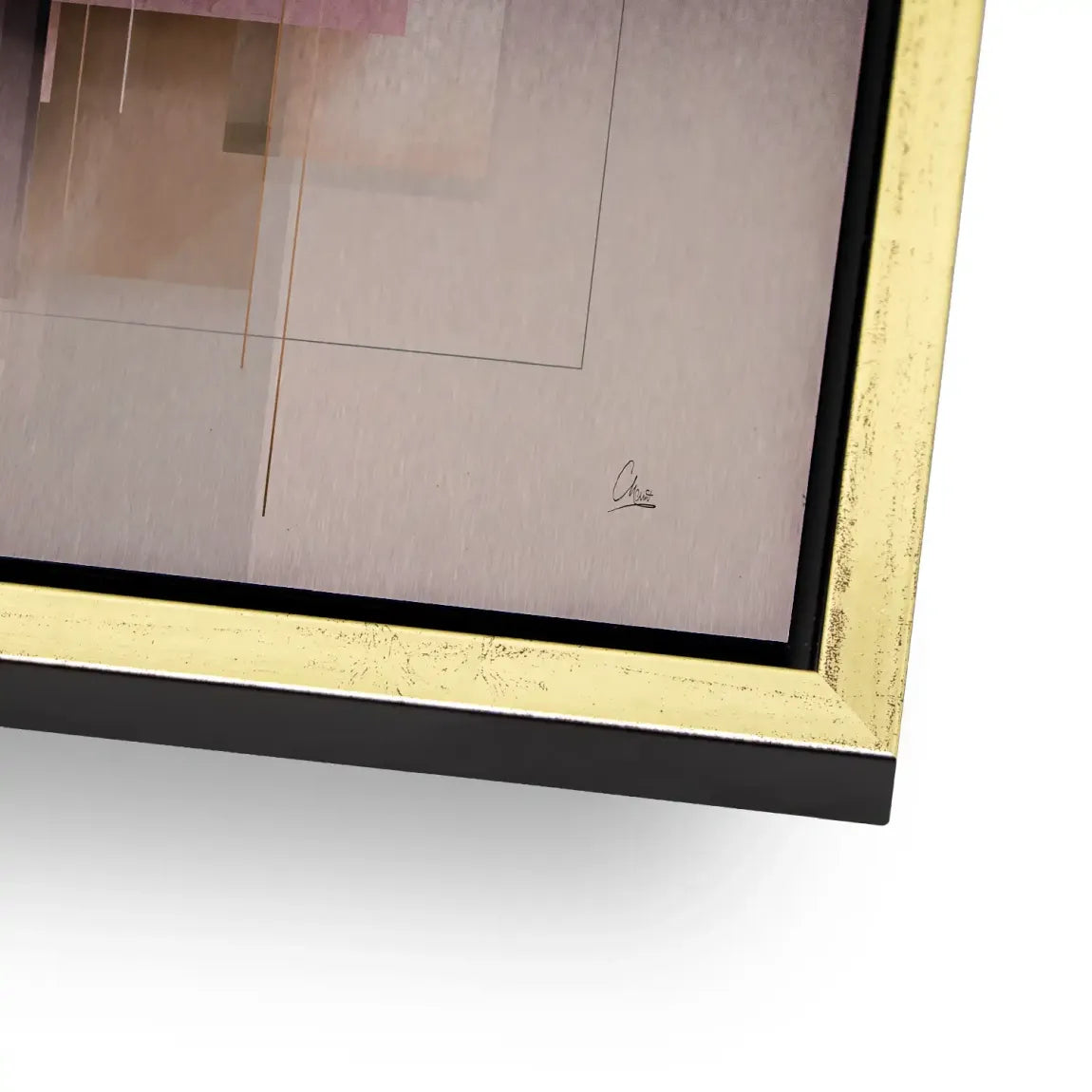 Soft Geometry Alu Gebürstet Bild