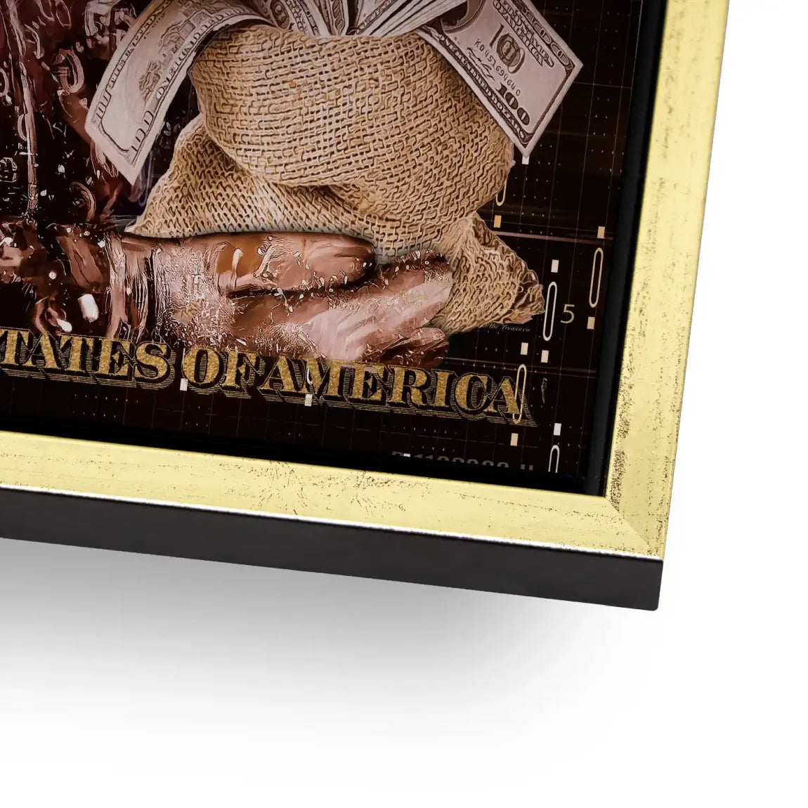 Mr Money Forbes Alu Gebürstet Bild