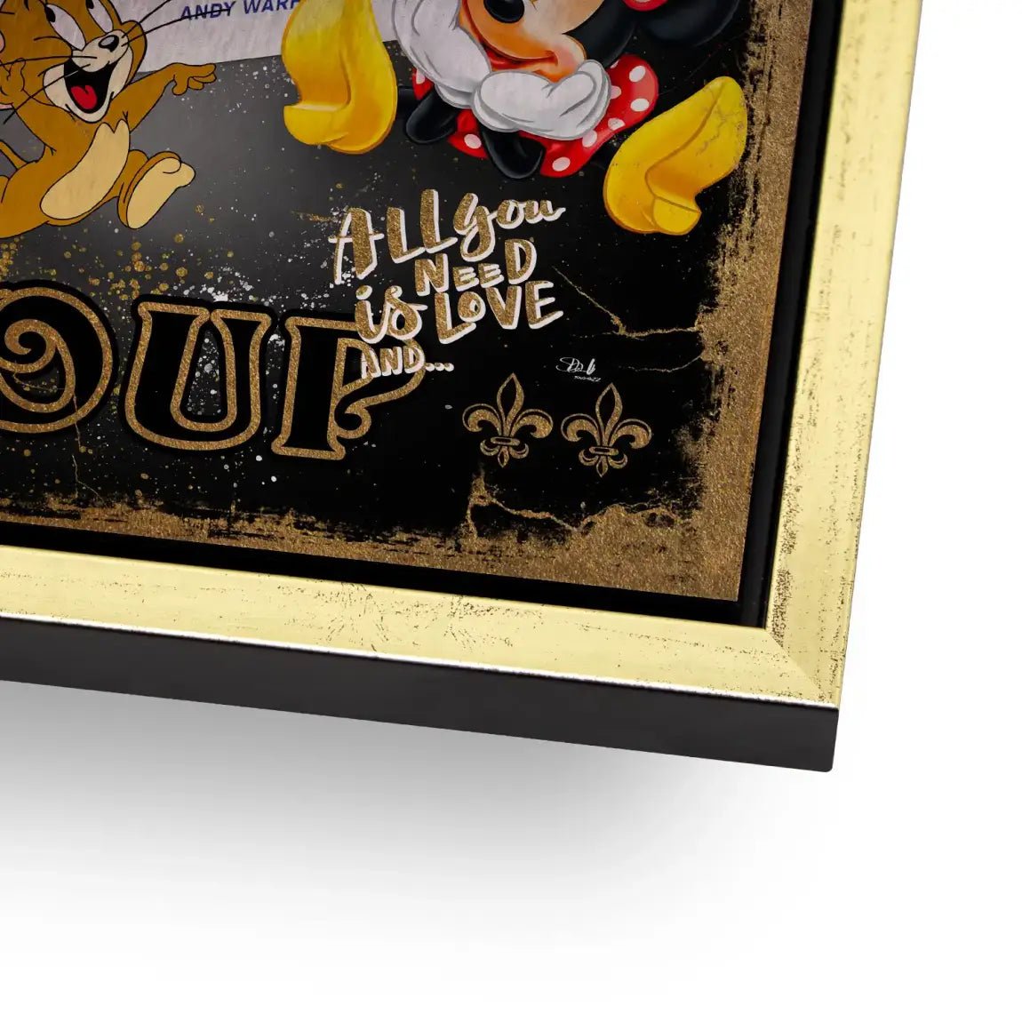 Micky Brillo Box Comic Art Alu Gebürstet INGALERIE