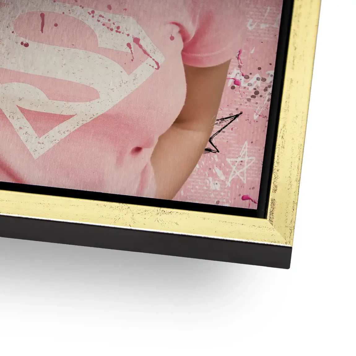 Marilyn Monroe Superman Aluminiumbild gebürstet