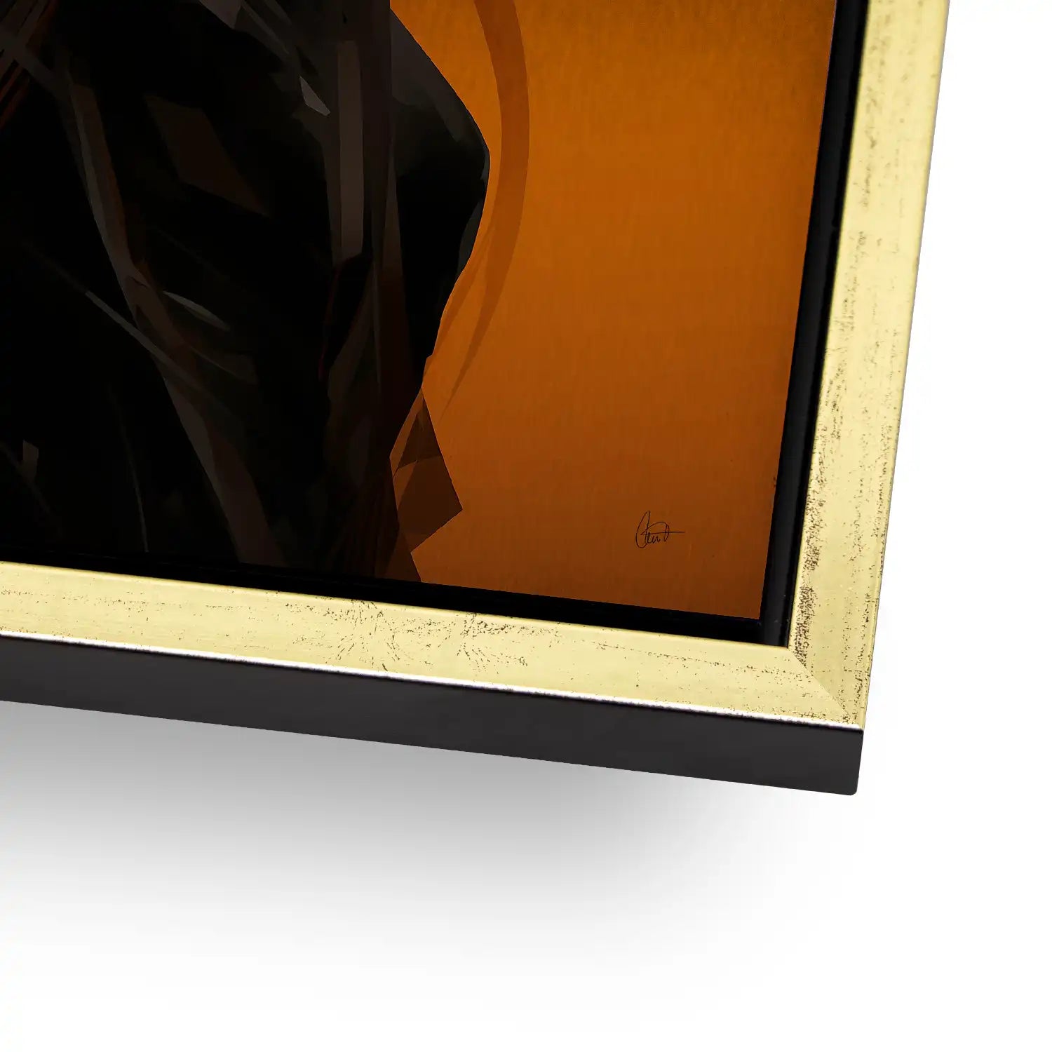 Frau mit Hut Alu Gebürstet INGALERIE