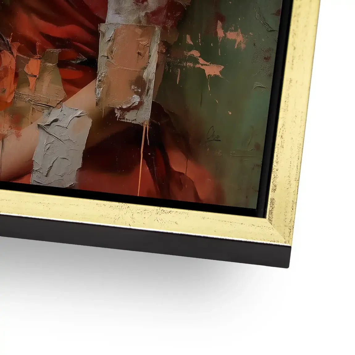 Silent Orchid Beauty Alu Gebürstet Bild