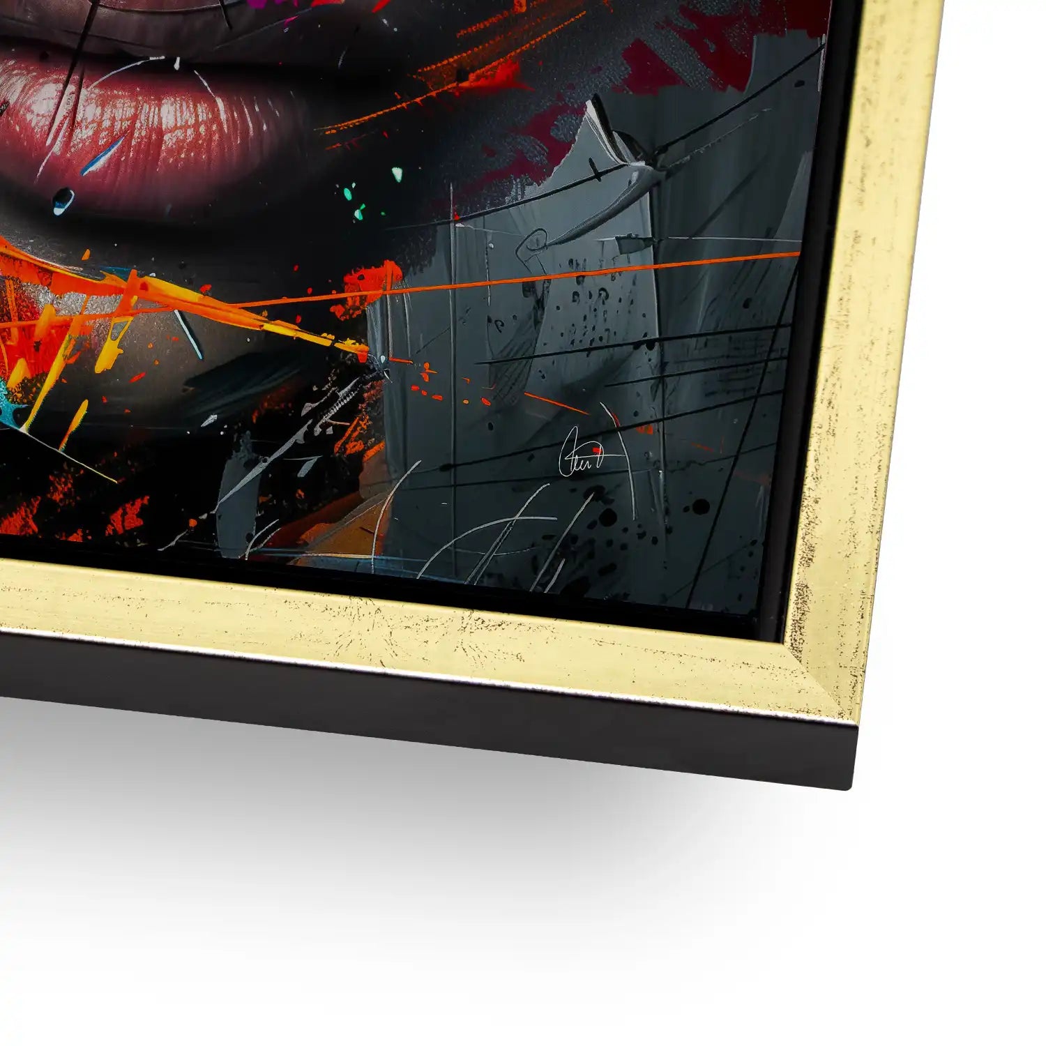 Abstrakt Girl Nr.2 Aludibond Gebürstet - Alu Dibond Bild Gebürstet