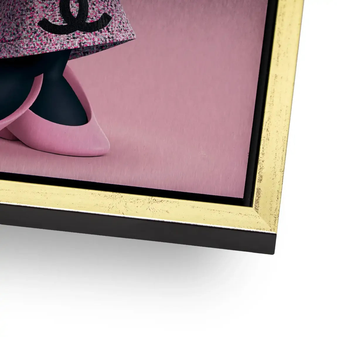 Minnie Maus Moet Aluminiumbild gebürstet