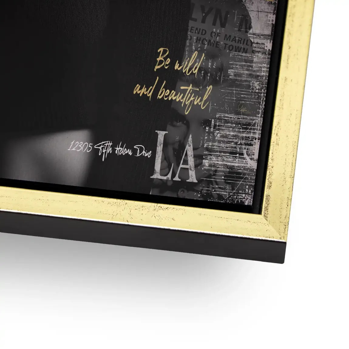 Marilyn Monroe Legend Aluminiumbild gebürstet