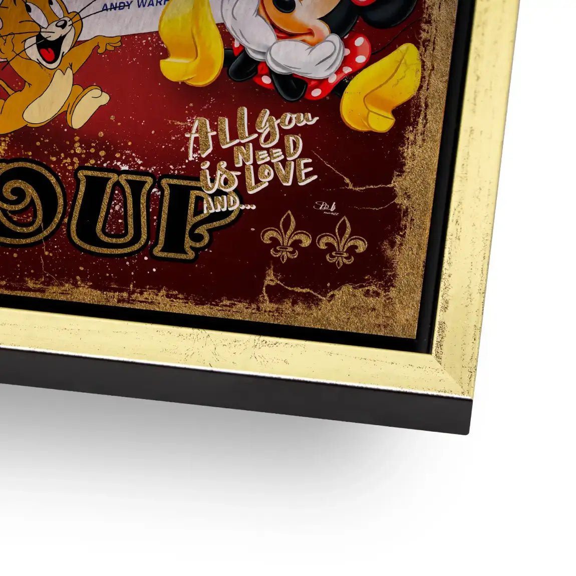 Micky Brillo Box Red Style Alu Gebürstet INGALERIE