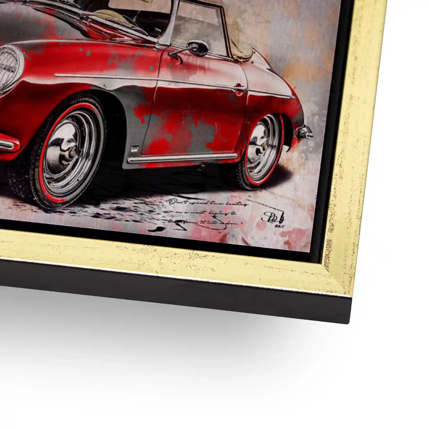 Audrey Porsche Pop Art Aludibond Gebürstet INGALERIE