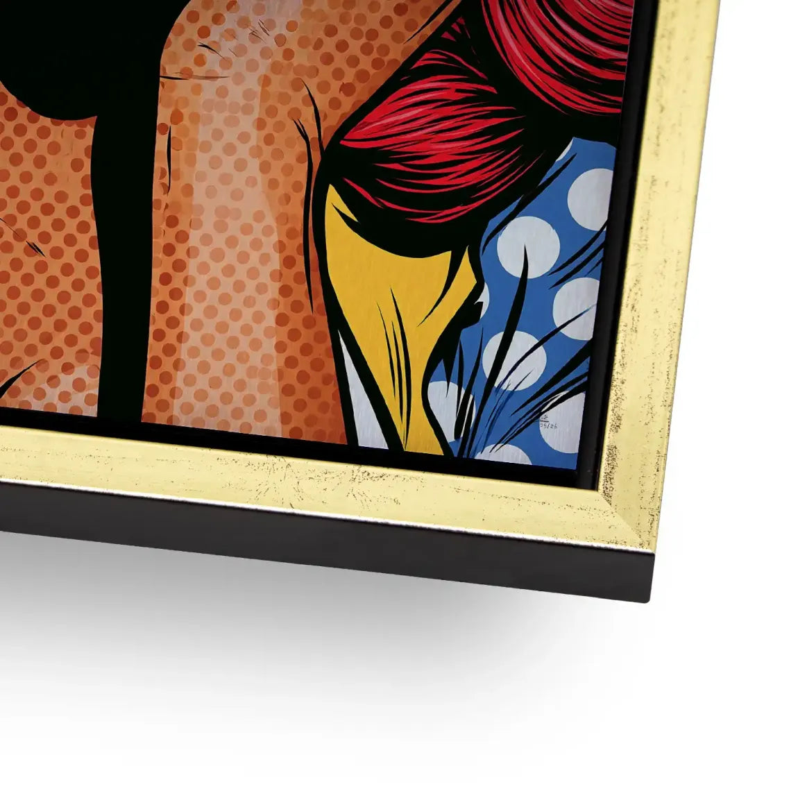 Pop Art Diva Aluminiumbild gebürstet