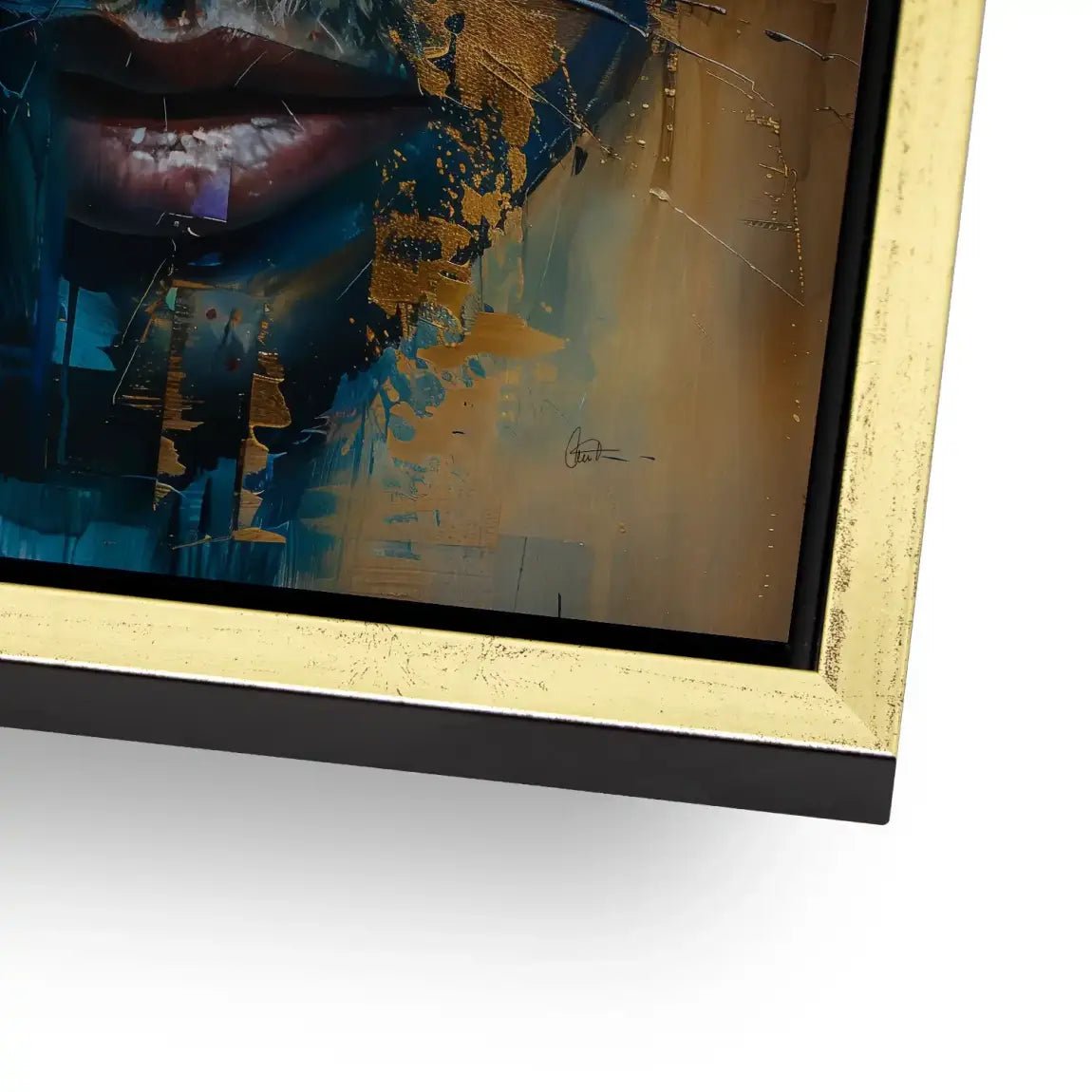 Abstrakt Man Nr.3 Aludibond Gebürstet INGALERIE