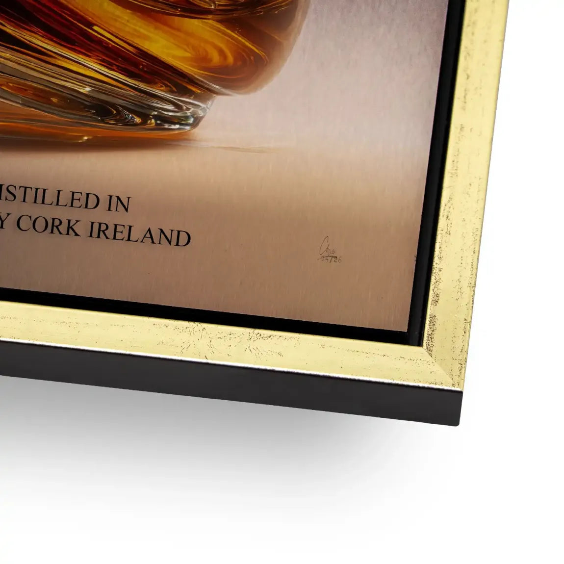 Peaky Whiskey Aluminiumbild gebürstet