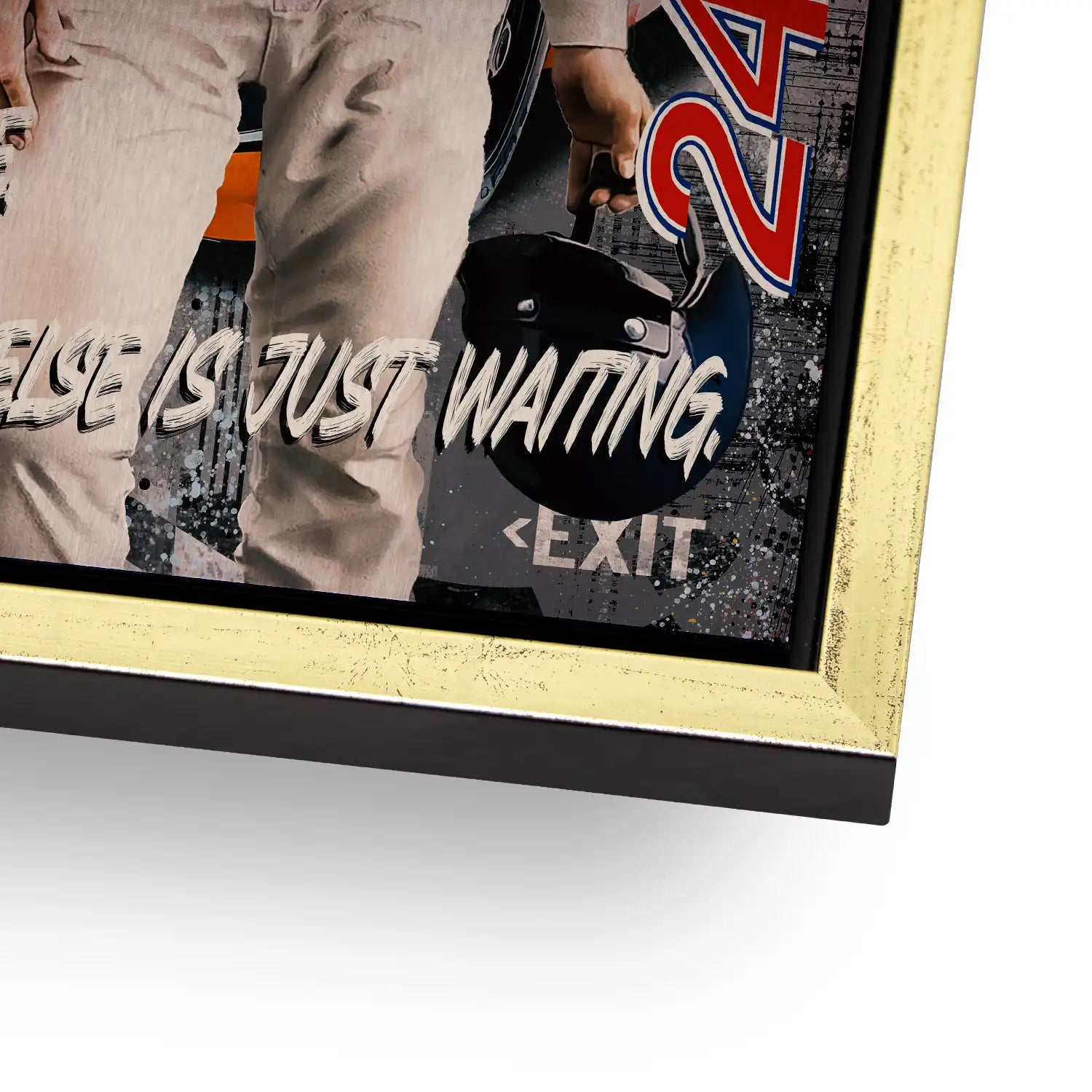 Steve 24 Stunden Aludibond Gebürstet - Alu Dibond Bild Gebürstet