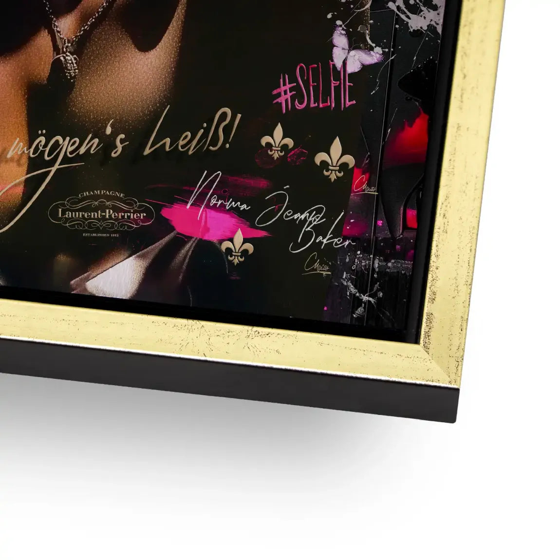 Pop Glam Marilyn Monroe Alu Gebürstet Bild