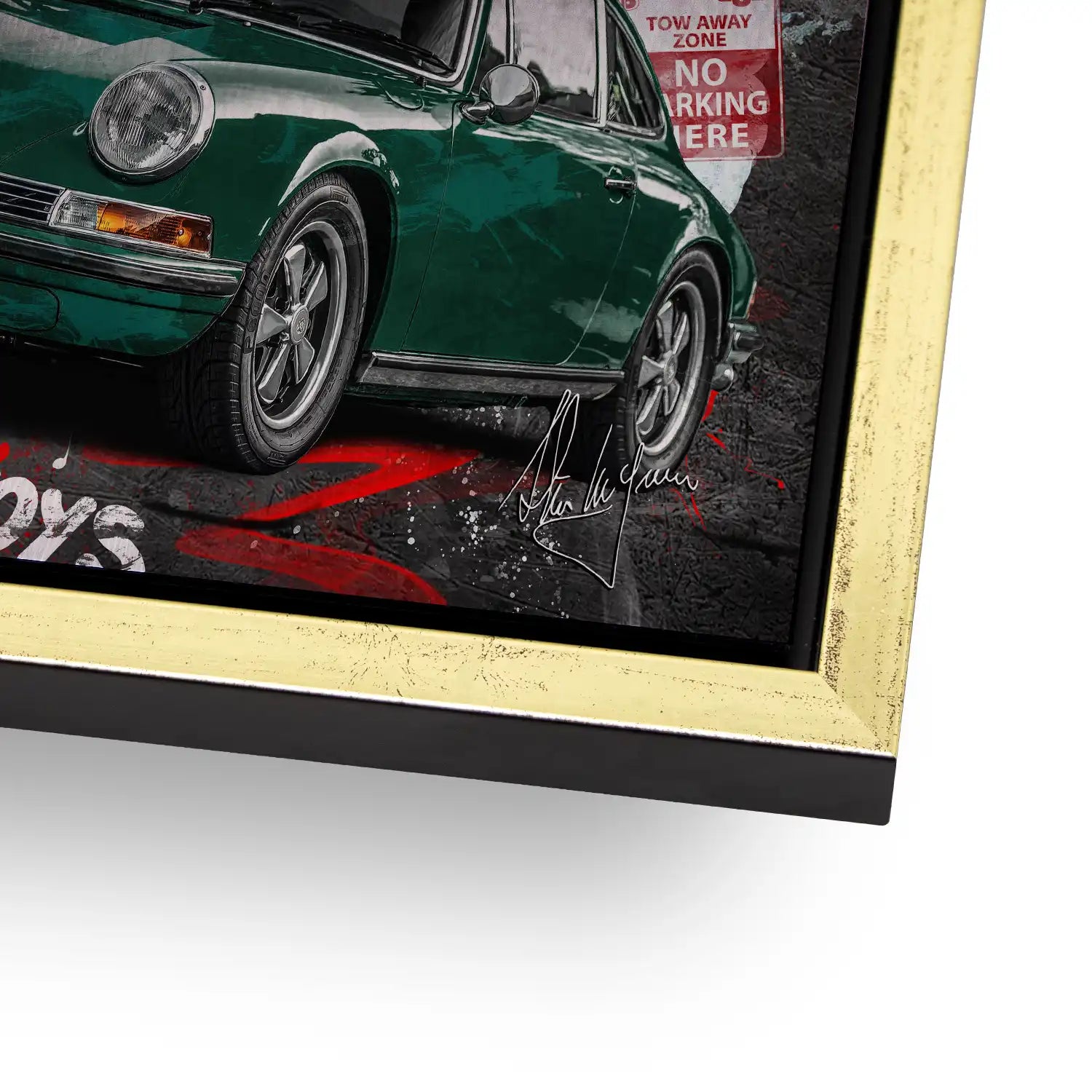 Steve 911 Aludibond Gebürstet - Alu Dibond Bild Gebürstet