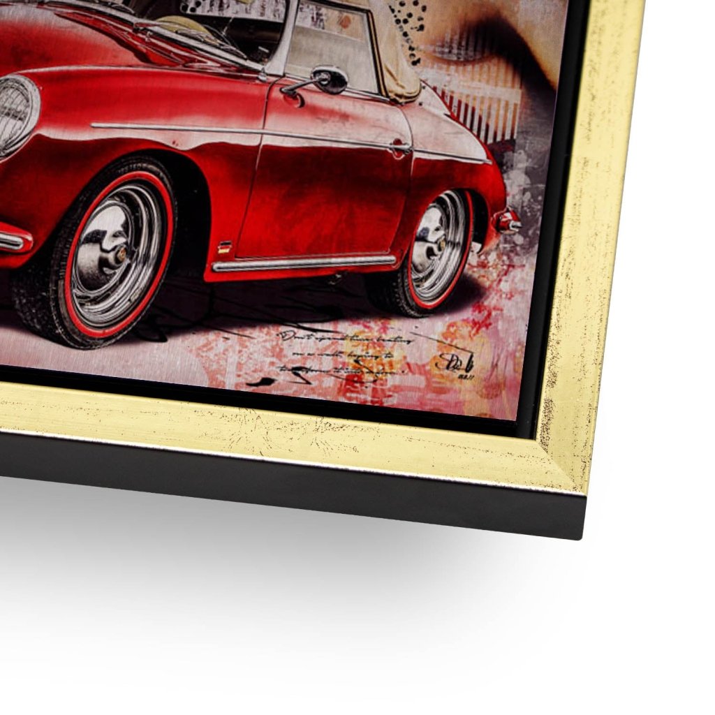 Marilyn Monroe Speedster Pop Art Aludibond Brush Bild - INGALERIE