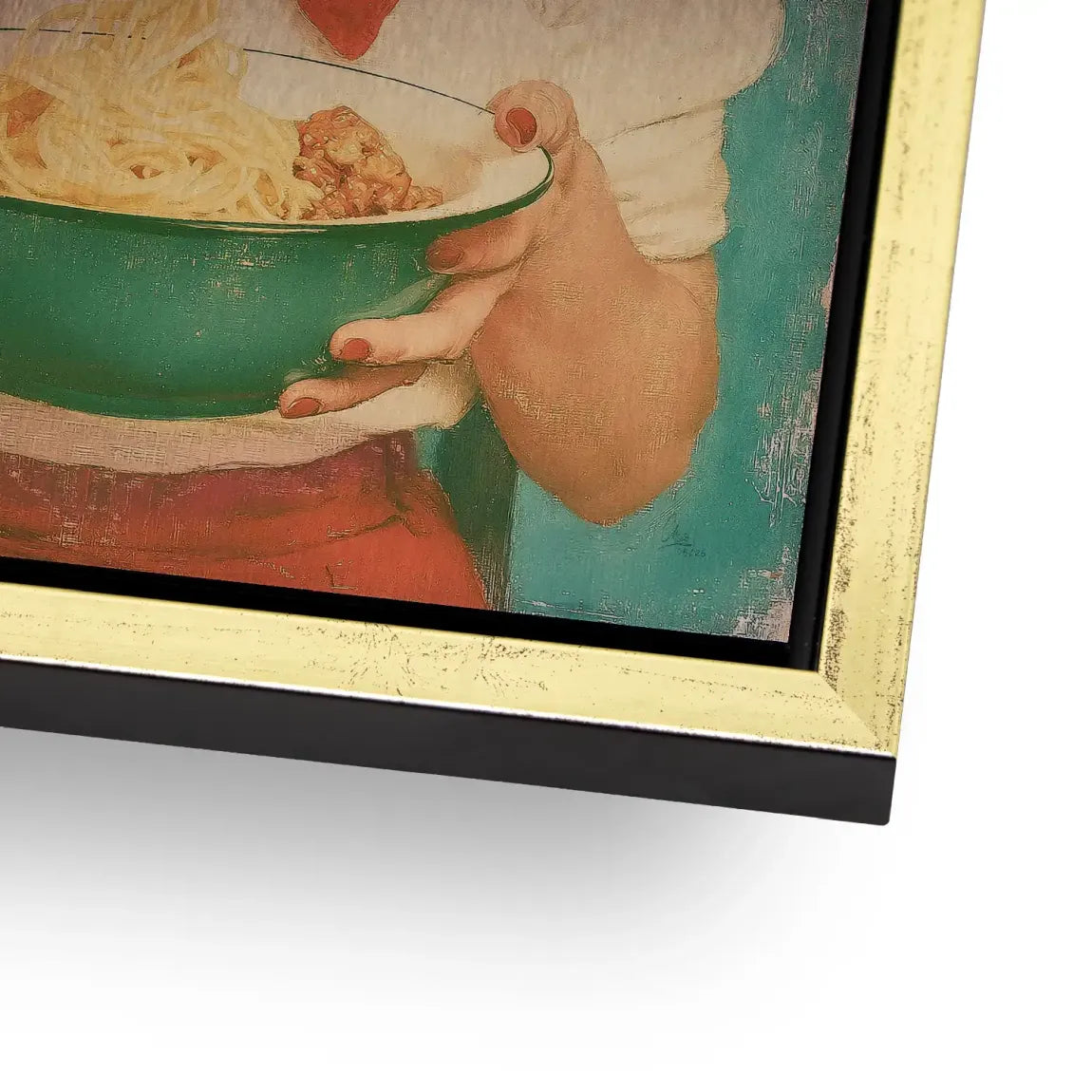 Marilyn Monroe Spaghetti Aluminiumbild gebürstet
