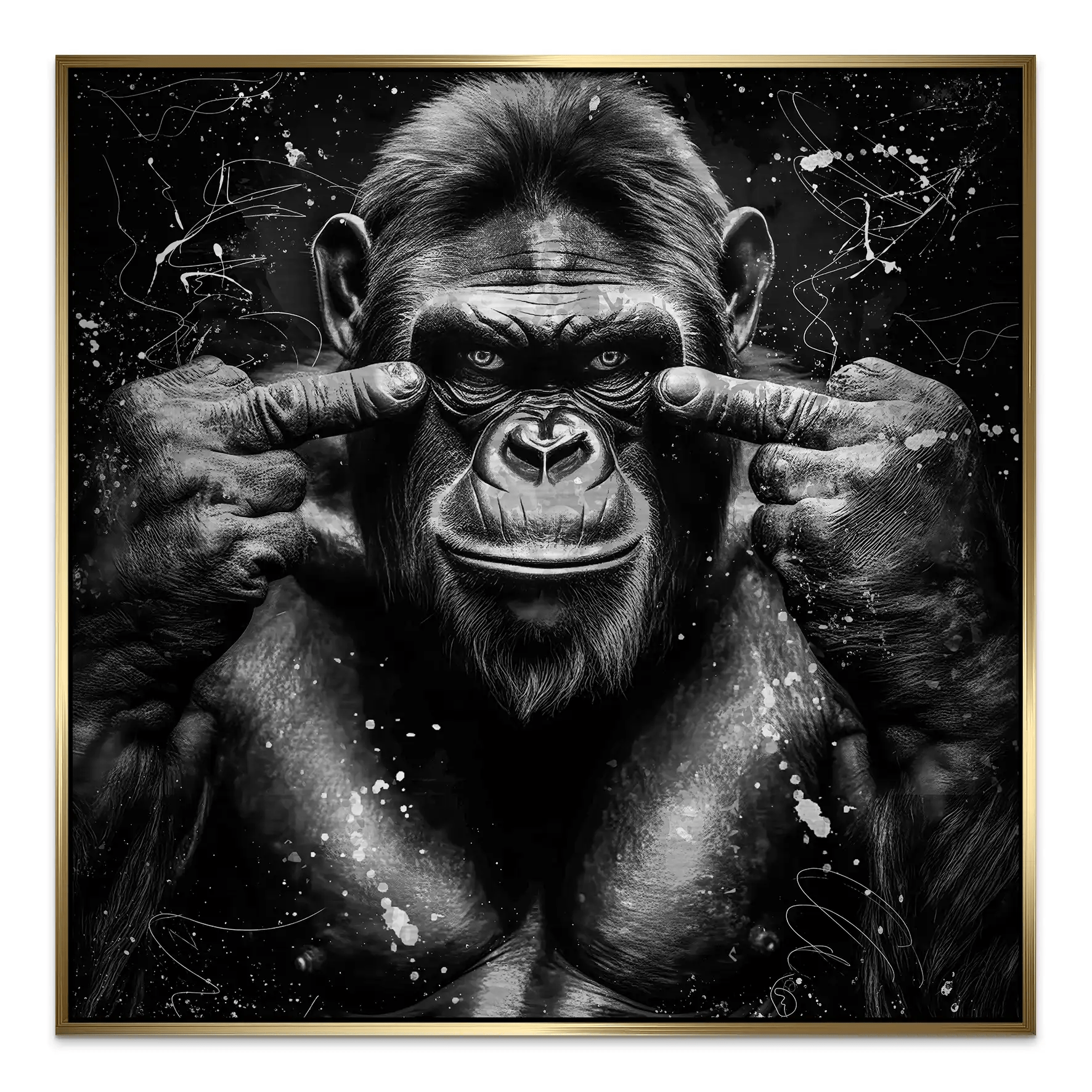 Bad Gorilla Nr.2 Alu Gebürstet INGALERIE