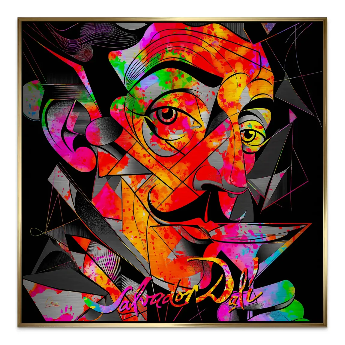 Infinite Mind Salvador Dalí Alu Gebürstet Bild - INGALERIE | Dein Onlineshop für moderne Wandbilder