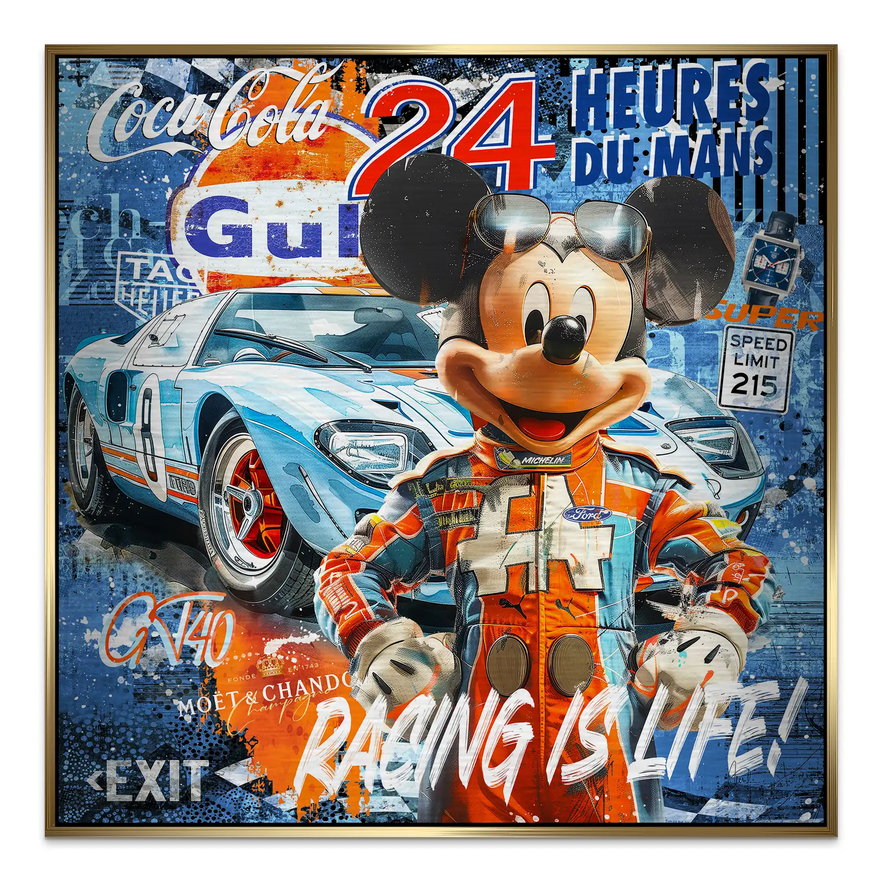 Micky GT40 Alu Gebürstet INGALERIE