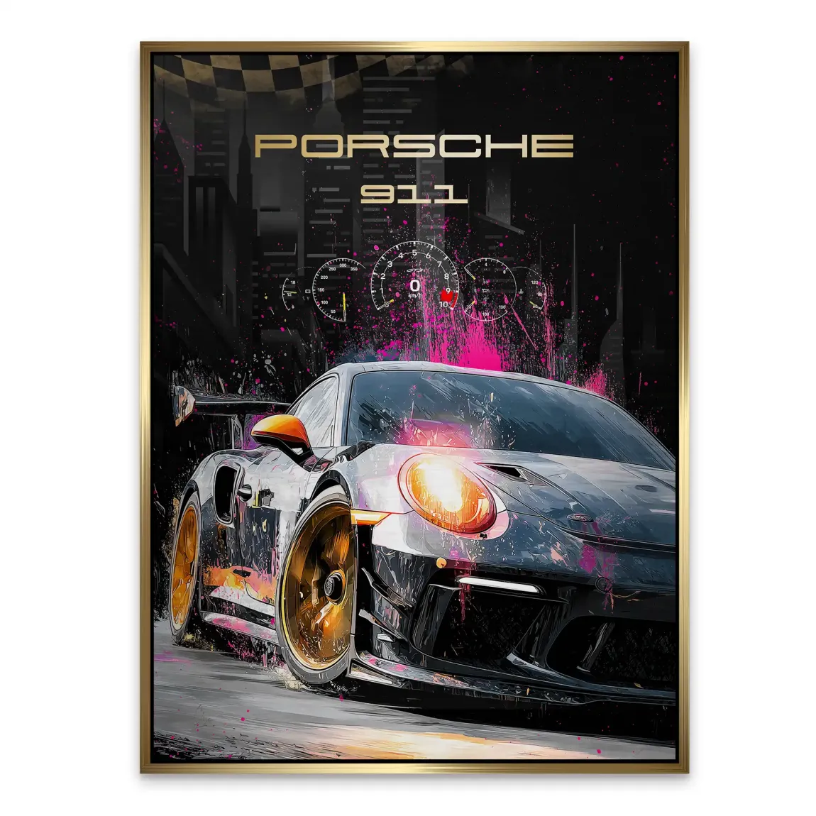 Porsche 911 GT3 Touch of Speed Alu Gebürstet Bild