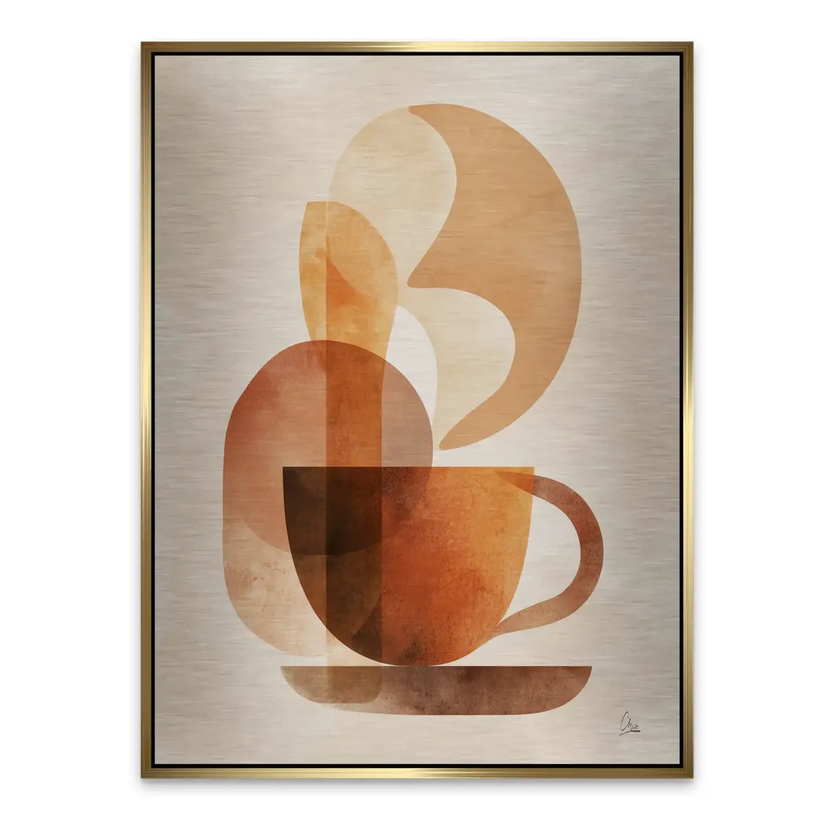 Warm Aroma Alu Gebürstet Bild