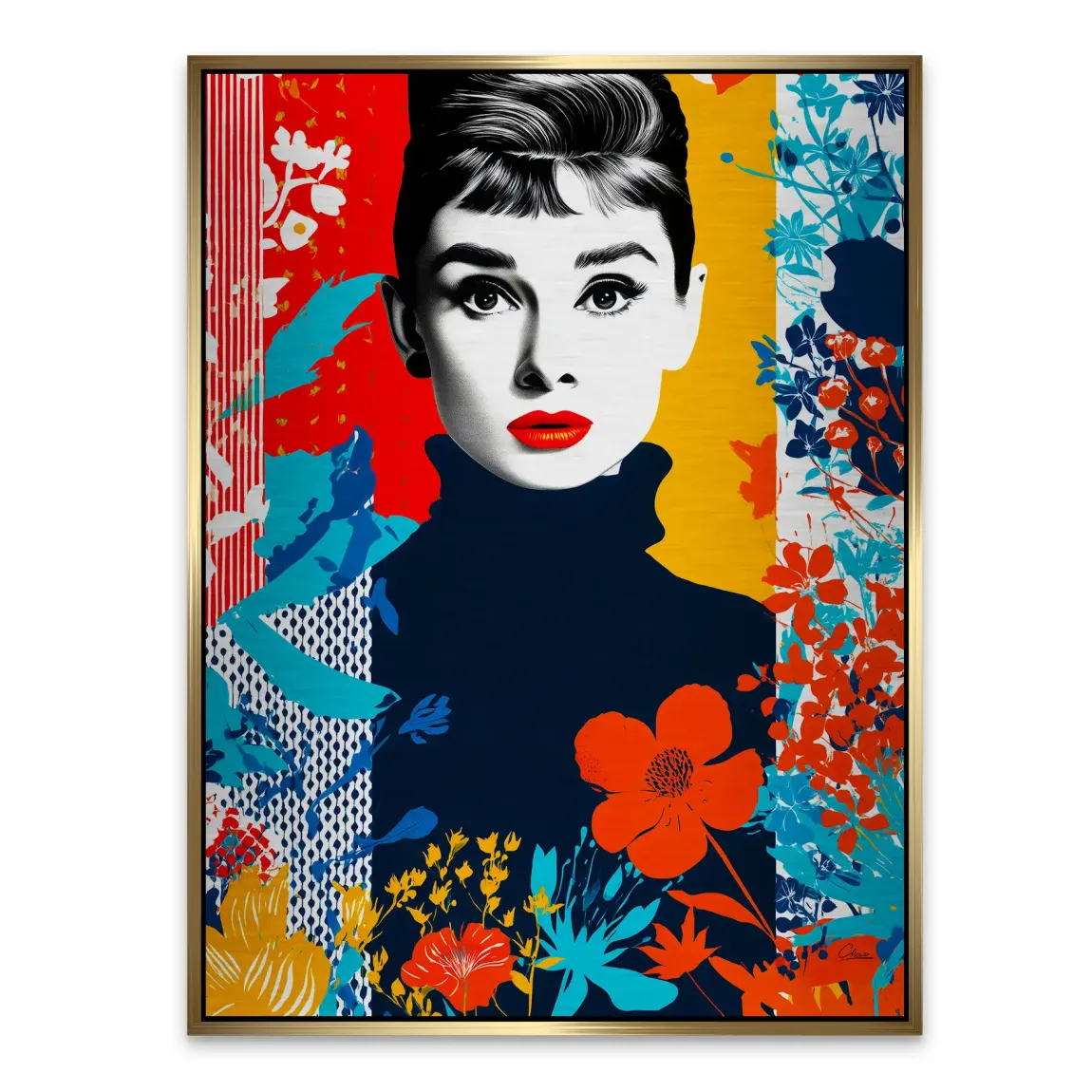 Audrey Hepburn Bloom Edition Aludibond Gebürstet INGALERIE