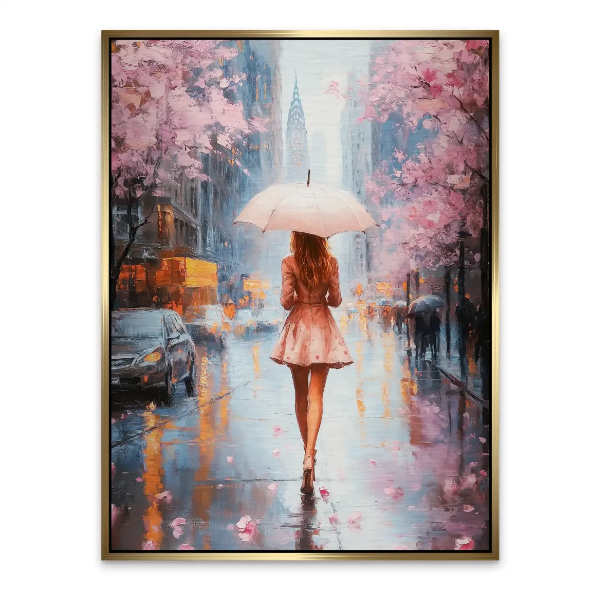 Color of Rain Aludibond Gebürstet Bild INGALERIE