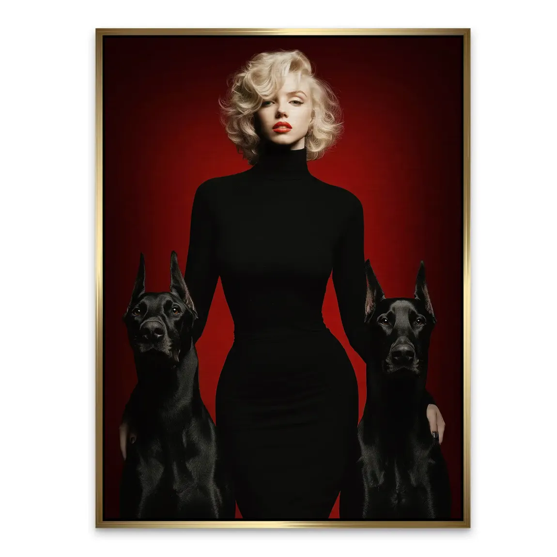 Majesty Marilyn Monroe Alu Gebürstet Bild