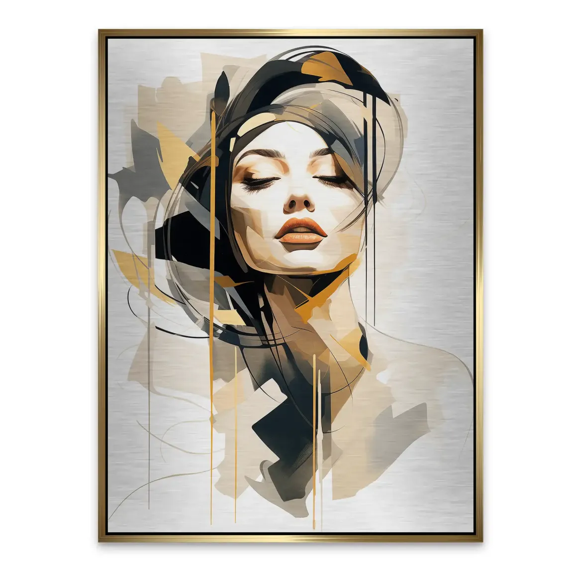 Whispers of Elegance Alu Gebürstet Bild INGALERIE