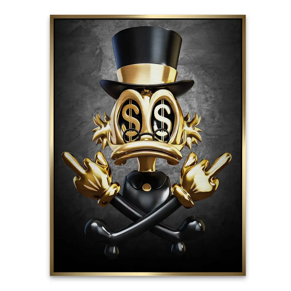 Dollar Vision Duck Alu Gebürstet Bild