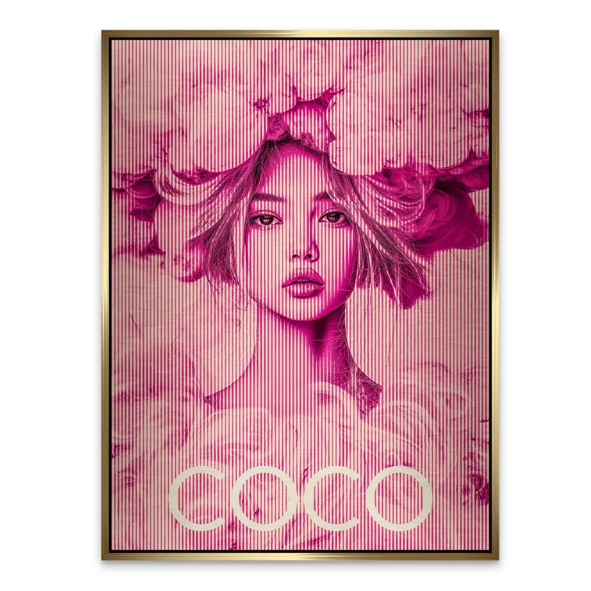 Coco Vision in Pink Aludibond Gebürstet INGALERIE