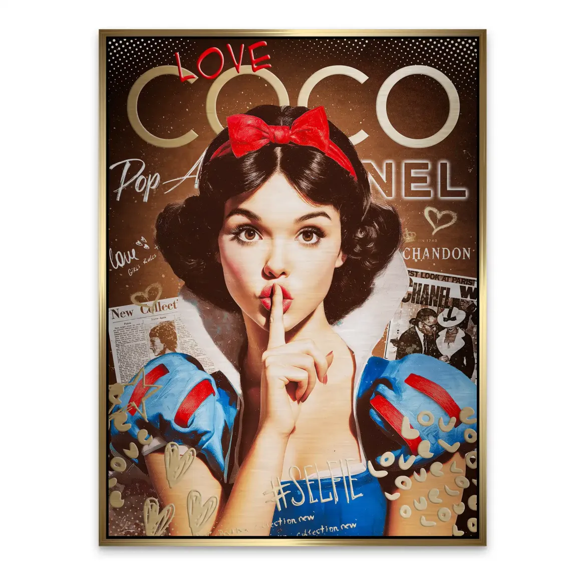 Schneewittchen Coco Glam Alu Gebürstet Bild