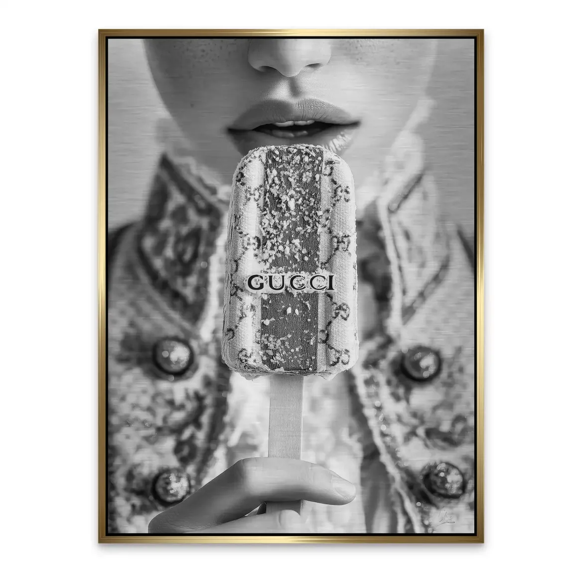 Gucci Ice Couture Noir Alu Gebürstet Bild