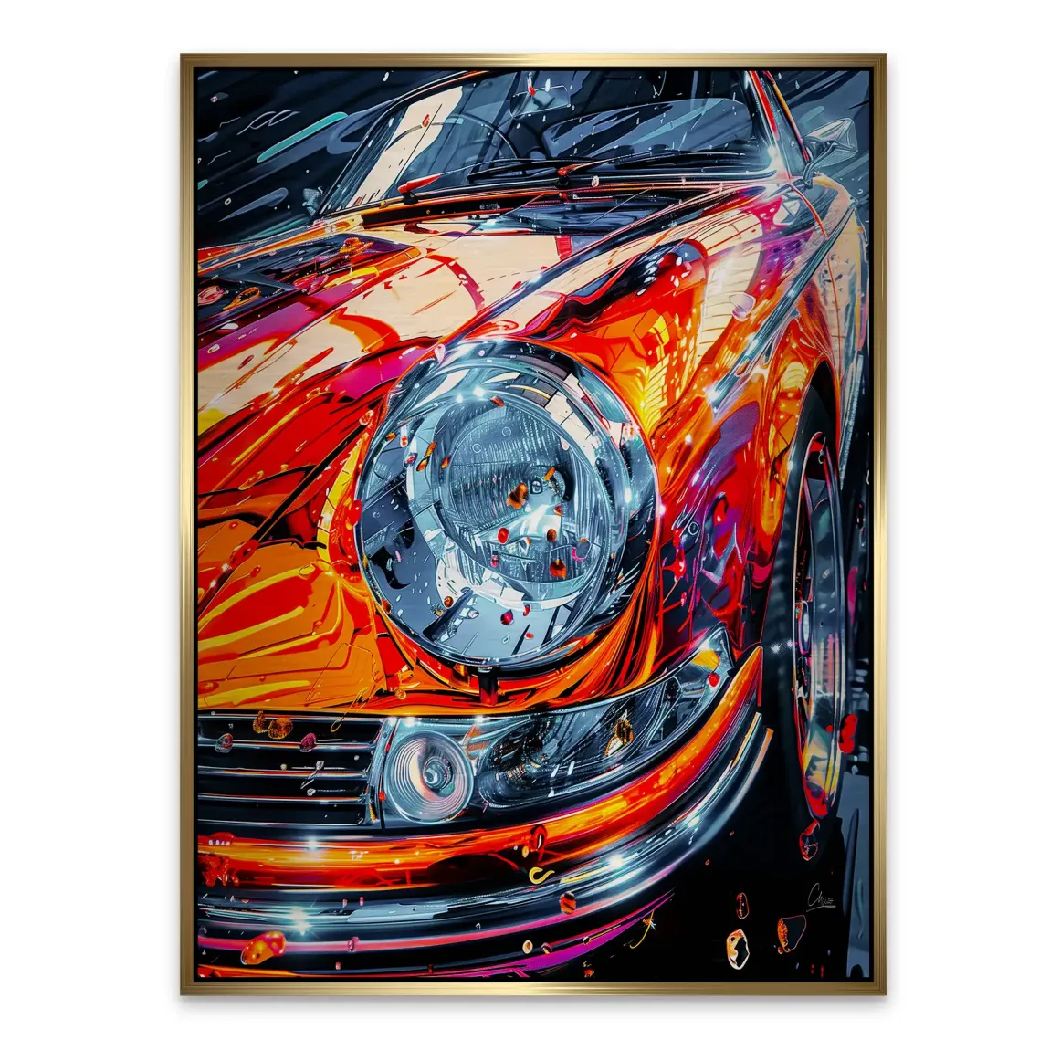 Vivid Motion 911 Porsche Alu Gebürstet Bild