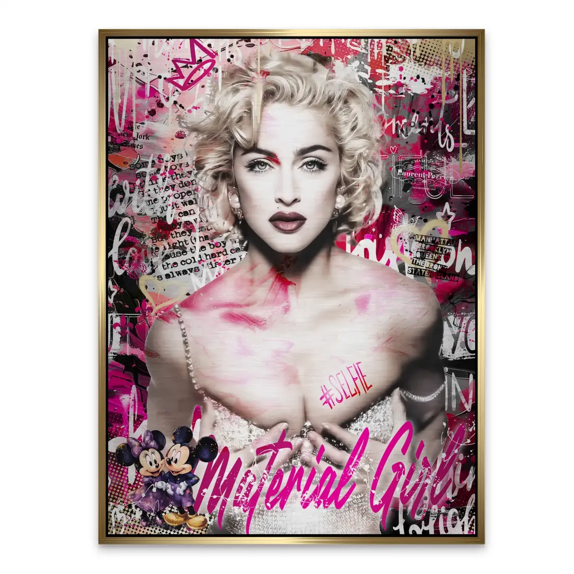 Pop Queen Vibes Alu Gebürstet Bild
