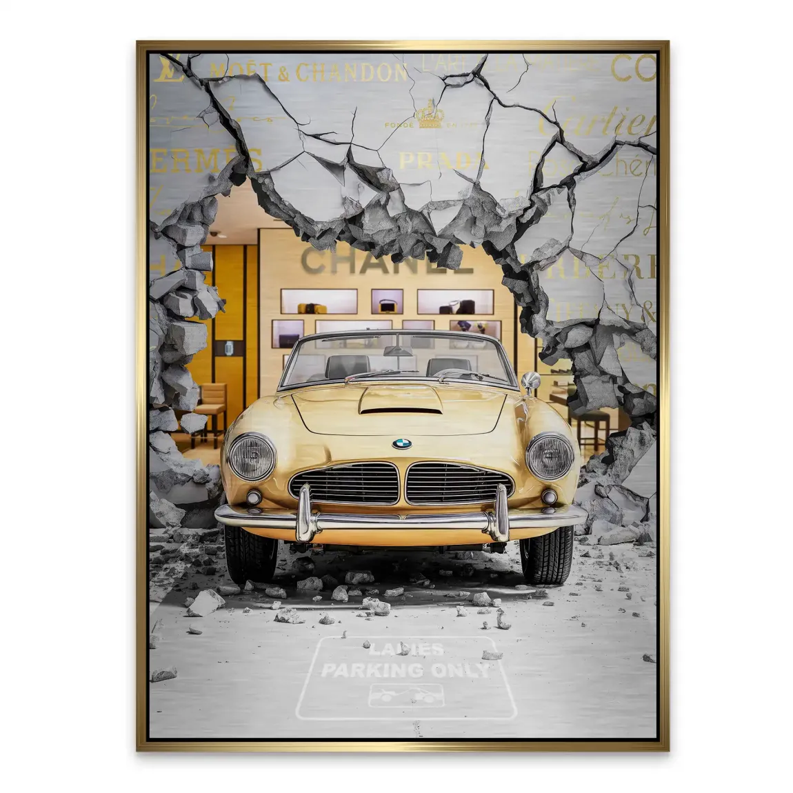 Luxury Shopping Alu Gebürstet Bild