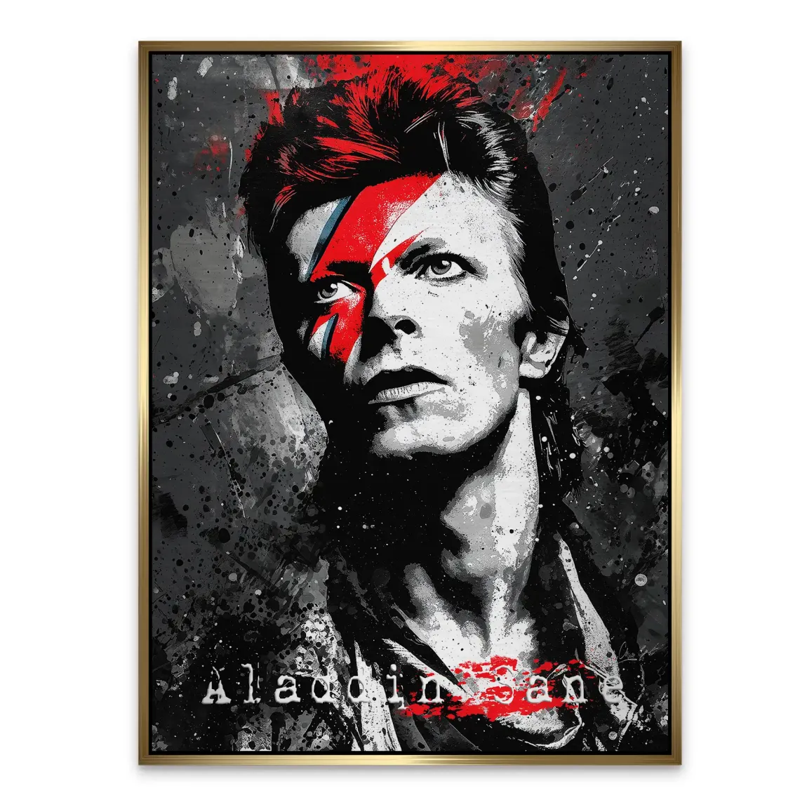 David Bowie Starlight Alu Gebürstet Bild