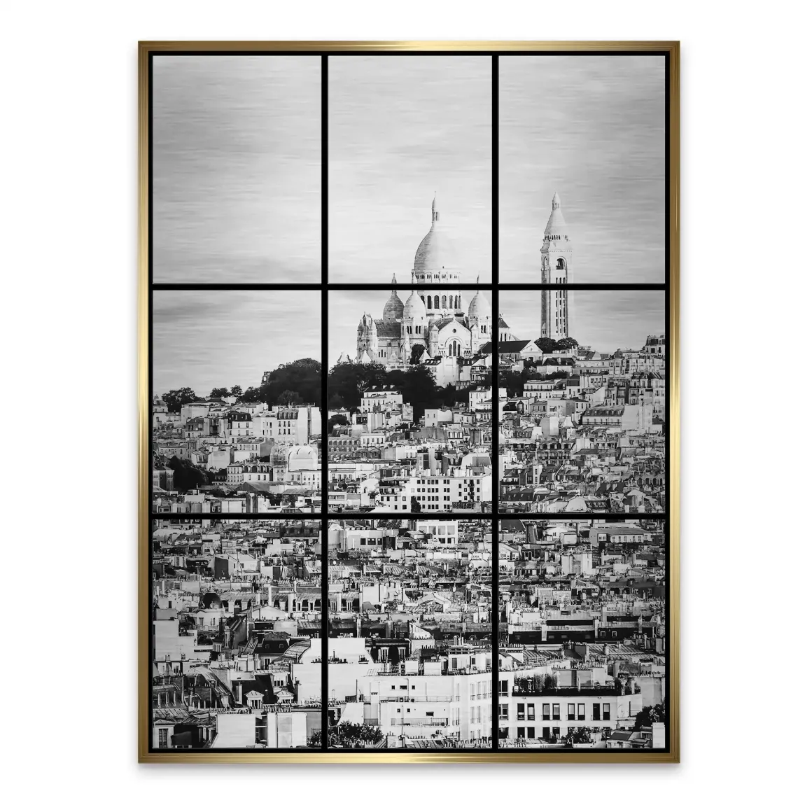 Montmartre Paris Alu Gebürstet Bild