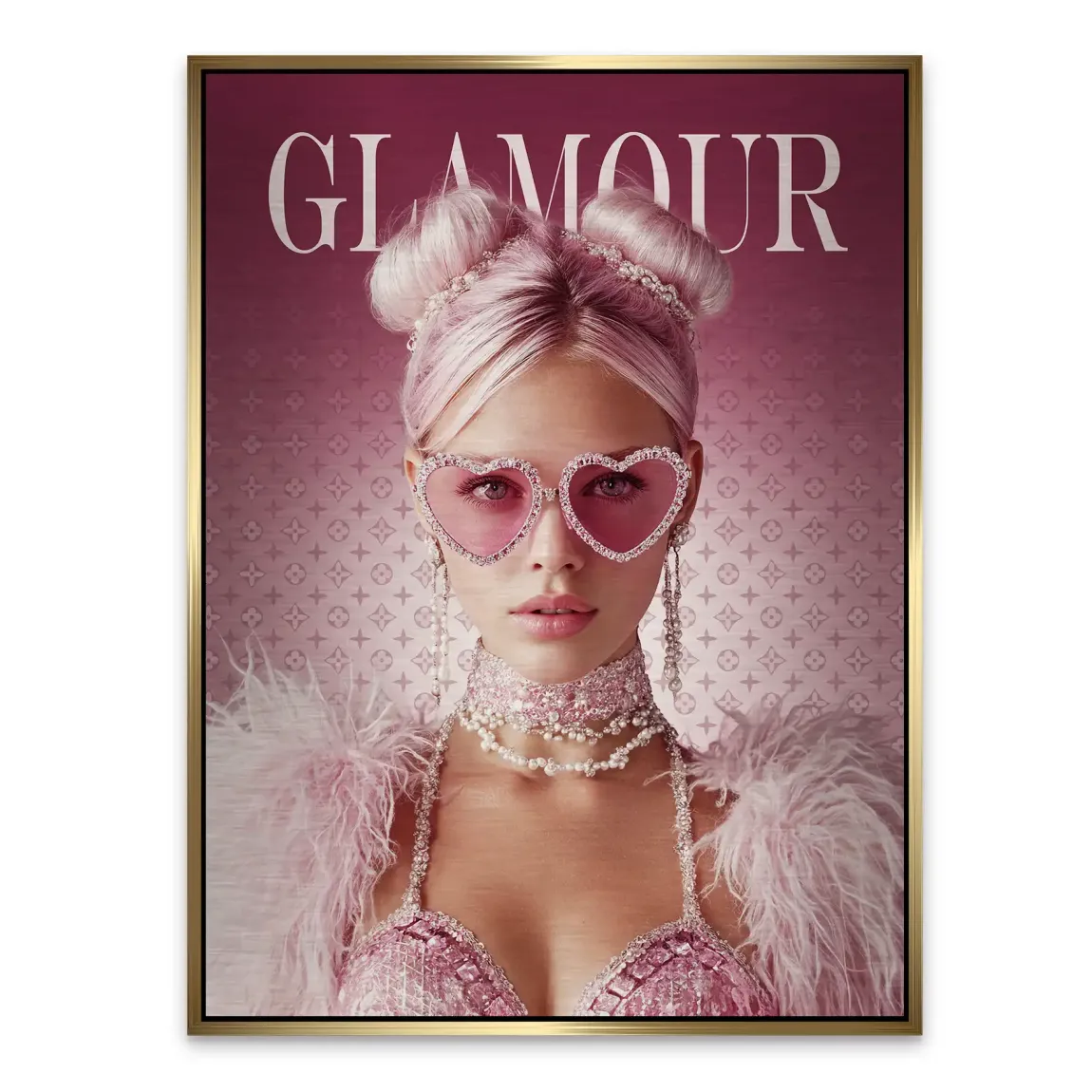 Glamour Lady Alu Gebürstet Bild